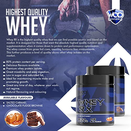 Hellenia WHEY RX - Muscle Building and Recovery Protein Powder - WOD Powders | Low Carb, Low Sugar, Low Fat, High in BCAA’s | Whey Protein Powder (Summer Strawberry)