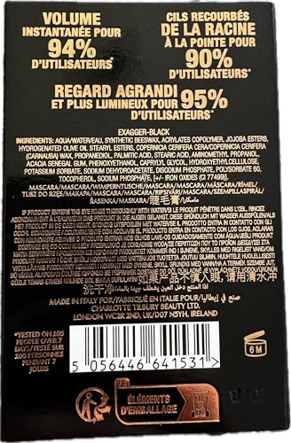 CHARLOTTE TILBURY Charlotte Tilbury | Exagger-Eyes Volume Mascara | Exagger-Black | 4ml