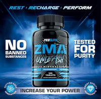 ZMB6 120 Tablets Gluten Free Vegan Vitamin B6, Magnesium and Zinc Tablet | Normal Muscle Function & Energy Yielding Metabolism | Muscle Growth & Sleep Support | PROELITE UK (120 Count (Pack of 1))