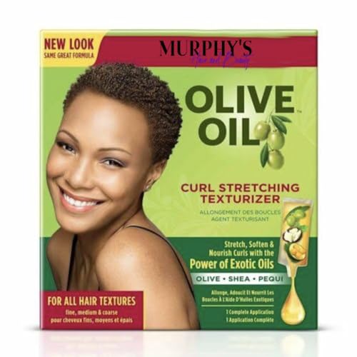 Generic MORS Olive Oil Curl Stretching Texturizer Kit For All Hair Textures (1 Application)