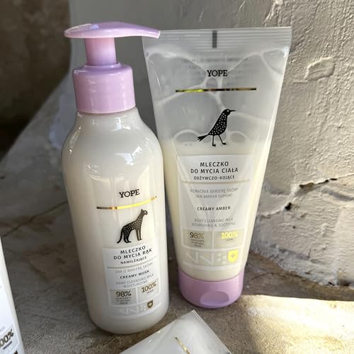Yope YOPE Body Lotion | Illuminating with gold particles | Nourishing | CREAMY AMBER 200 ml