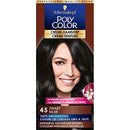 POLY COLOR PERMANENT CREAM COLOR TINT 45 NATURAL BLACK 100% GREY COVERAGE