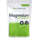 Magnesium Glycinate | 90 Capsules | True Fully Chelated Magnesium | No Blends or Buffered Bisglycinate | UK Made | Vegan Friendly