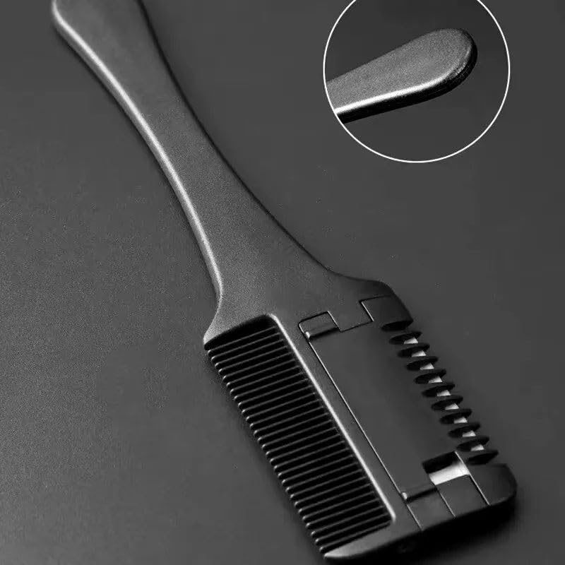 Generic Hair Razor Comb for Hair Thinning & Styling Comb | Double Sided Hairdressing Tool for Barbers and Hairdressers