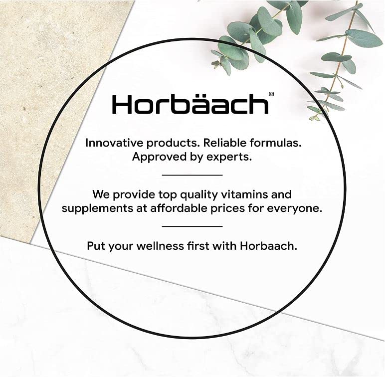 Horbäach Multivitamin Tablets for Men and Women | 365 Count | with 24 Essential Nutrients Including Vitamin D, B12, Zinc and Iron | 100% Vegan Supplement | by Horbaach