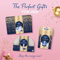 NIVEA Feel Rejuvenated Advanced Anti-Age Skincare Gift Set, Women's Gift Set Includes Anti-Age Day Cream, Night Cream and Eye and Lip Contour Cream