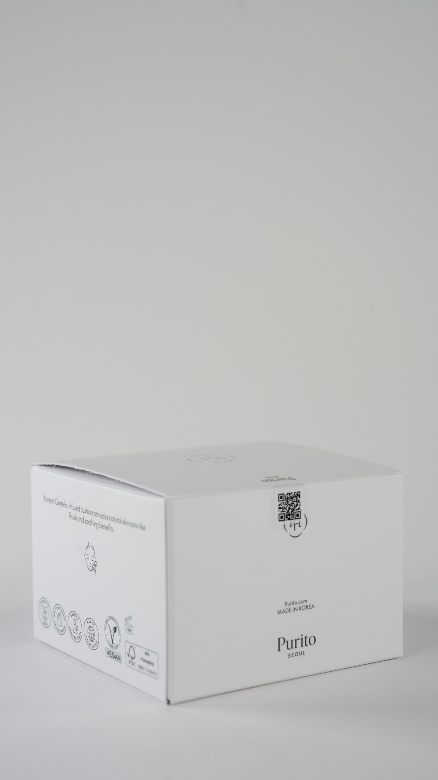 PURITO SEOUL Wonder Releaf Centella BB Cushion #23 Natural Beige, Foundation, Korean Centella, Makeup Long Lasting, Flawless Coverage, K-Beauty, 15g, 0.52 fl.oz