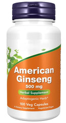 Generic Adaptogenic Herb Amarican Gin sengExtract, 100 Veg Capsules