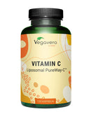 Vegavero Liposomal Vitamin C | 120 Capsules | Clinically Tested, Highly Bioavailable PureWay-C™ Liposomal VIT C | Real Liposomal Technology Phospholipids Bilayer | Vegan