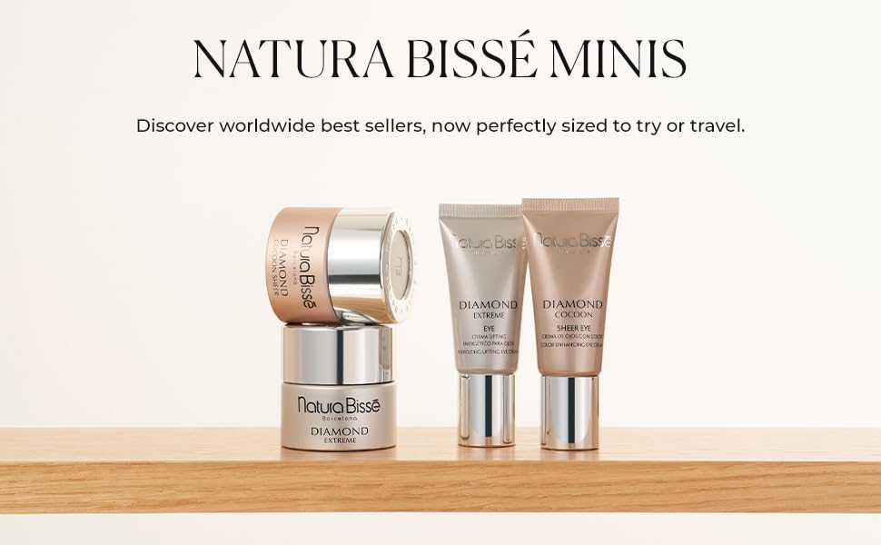 Natura Bissé Diamond Cocoon Sheer Eye | Tinted Eye Contour in Mini Format with Hyaluronic Acid | Hydrating and Rejuvenating Eye Cream | 0.3 oz - 10 ml