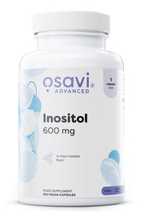 Osavi Inositol 600 mg – 100 Vegan Capsules | Supports Biochemical Processes in The Body, Involved in Hormone Regulation | Myo–Inositol for Brain Health and Wellbeing
