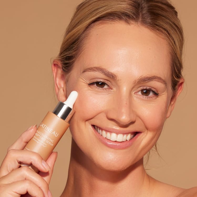 Gatineau - Tan Accelerating Lumipep Face Serum Duo Pack (30ml x 2), Enhance Natural Tanning, Lightweight, Hydrating and Smoothing with Hyaluronic Acid