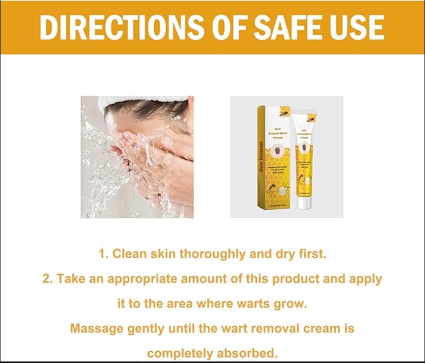 Generic Wree Bee Venom Wart and Tag Remover,Wree Bee Venom Wart and Tag Remover Cream,Wree Bee Venom (1)