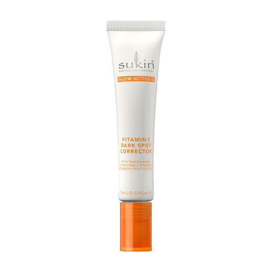 Sukin - Dark Spot Corrector - Glow Active-C Vitamin C Dark Spot Remover for Face for all Skin Types - Face Care, Skin Care, Vitamin C Cream for Dark Spots, Dark Spot Cream - 15ml