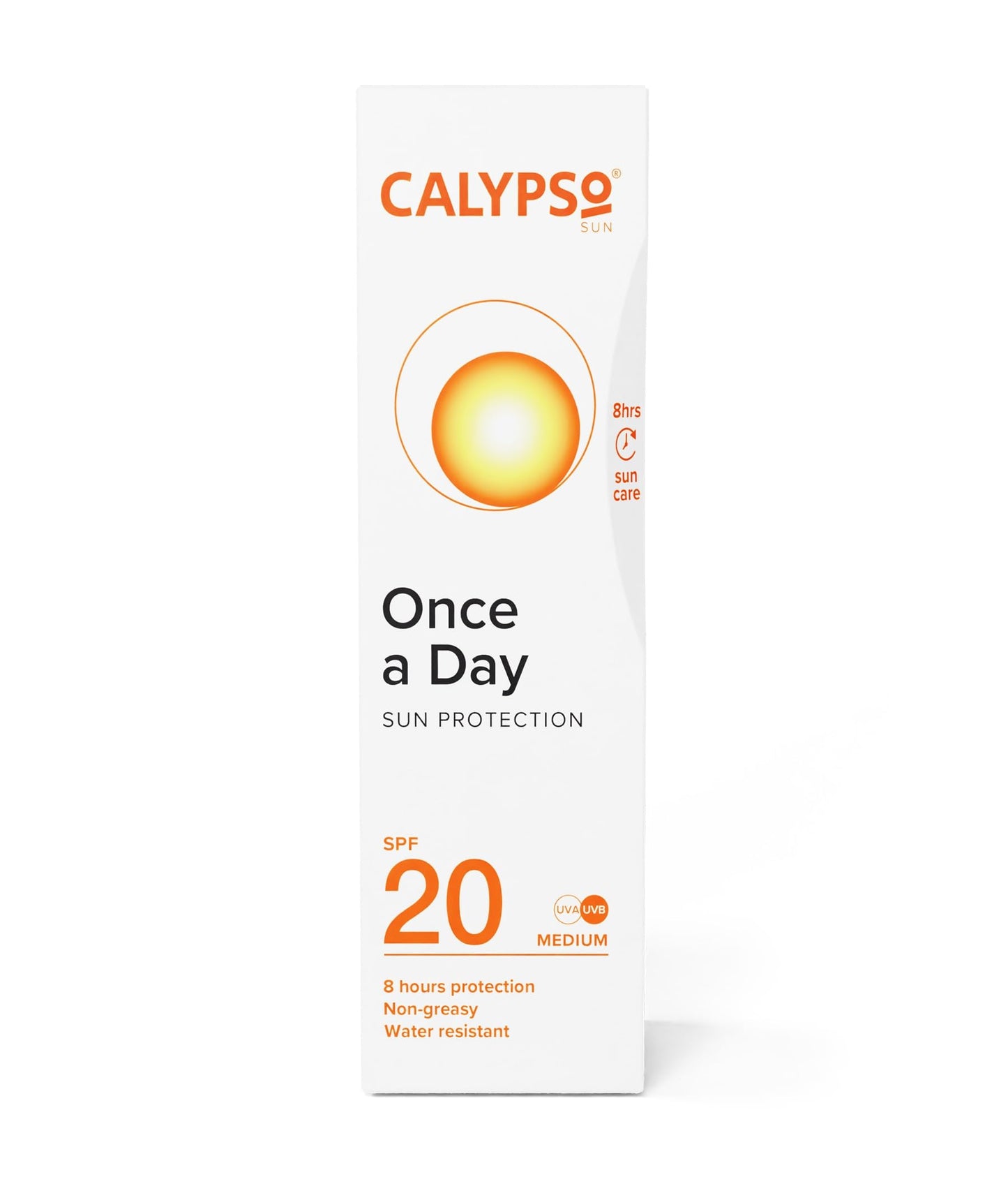 Calypso Once A Day Sun Protection Lotion SPF20 | 8 Hours Sun Protection | Non Greasy | Superior 4 Start UVA Rating - 200 ml CALC20L
