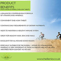 Hellenia Multi Vitamins and Minerals (One a Day) - 90 Tablets