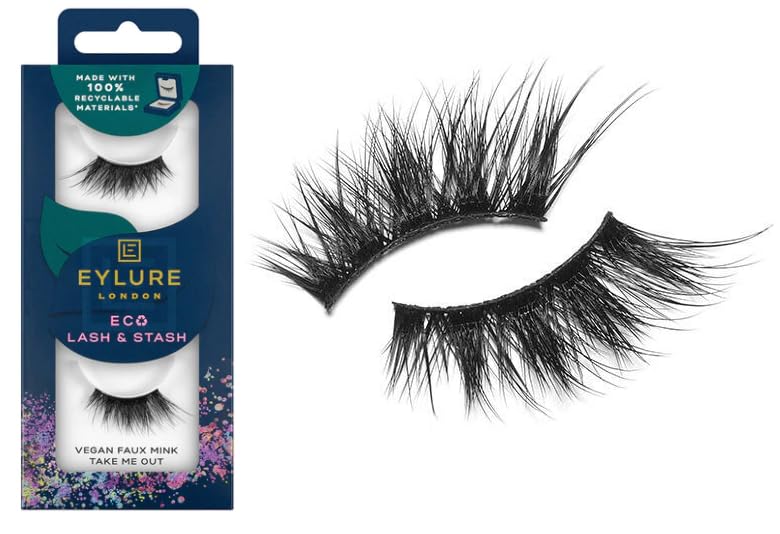 Eylure Eco Lash & Stash Vegan Faux Mink False Eyelashes- Take Me Out