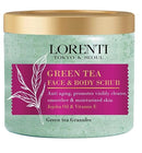 Lorenti Green Tea Scrub 500 ML Face & Body | Jojoba Oil & Vitamin E Anti Celulite, Anti Aging Smoother & Moisturizes