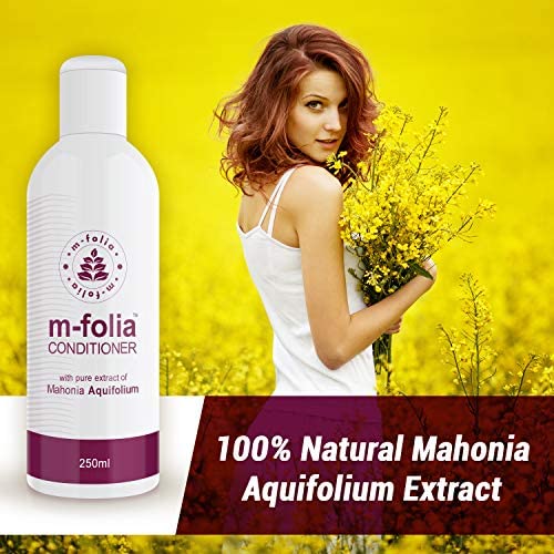 M-Folia M-FOLIA Conditioner Dual Pack 2x 250ml A Light Cream Rinse Conditioning Treatment for Scalp Psoriasis & Eczema containing Pure Mahonia Aquifolium & a Special Blend of Aromatherapy Oils