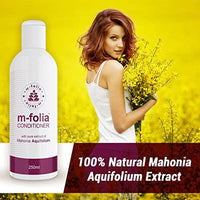 M-Folia M-FOLIA Conditioner Dual Pack 2x 250ml A Light Cream Rinse Conditioning Treatment for Scalp Psoriasis & Eczema containing Pure Mahonia Aquifolium & a Special Blend of Aromatherapy Oils