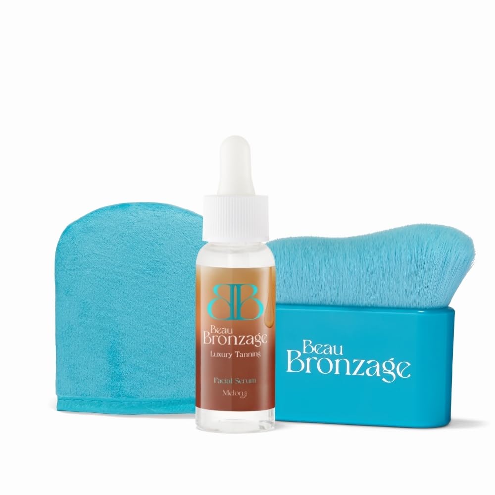 Beau Bronzage - Facial Serum - Nourish and Hydrate your Skin - Achieve a Soft and Even Looking Skin Texture - Prep for Tanning - Vegan Friendly, Never Tested on Animals - 30ml