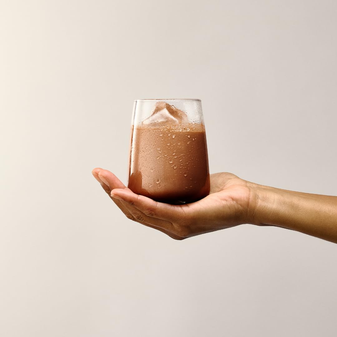 DIRTEA Cacao with Lion's Mane, Reishi & Tremella | 100% Organic Cacao with MCT & Moringa | 2,500mg Mushrooms per Serving | Vegan & Non GMO | 180g - 30 Servings