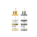 IZBEAUVO Rice Ampoule Duo, White & Black Rice Face Exfoliator,Glow Rice Ampoule Duo White Rice Ampoule+Black Rice Ampoule Soft Exfoliating Face and Body Scrub