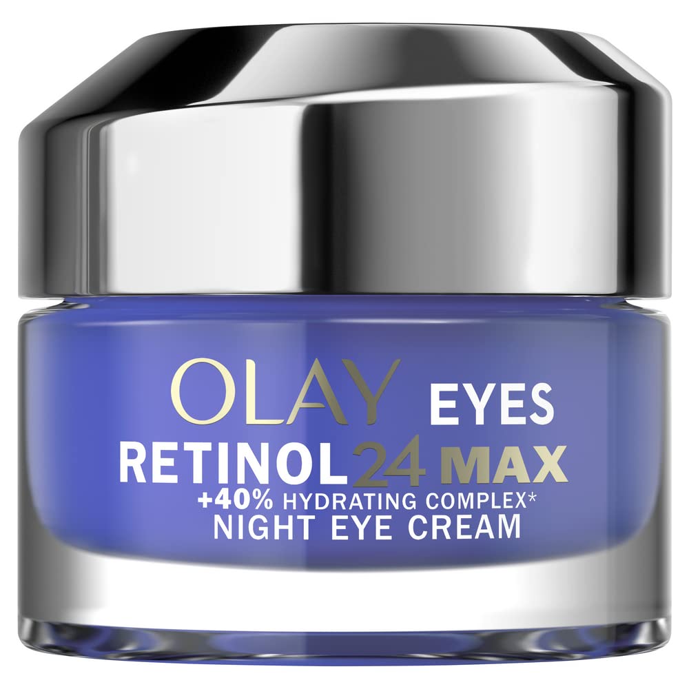 Olay Retinol 24 MAX Eye Cream With 40% More Retinol Complex, Advanced Anti-Ageing Eye Cream For Firmer Skin, Reduces Wrinkles, Fine Lines And Pigmentation, Olay's Strongest Retinoid Complex, 15 ml