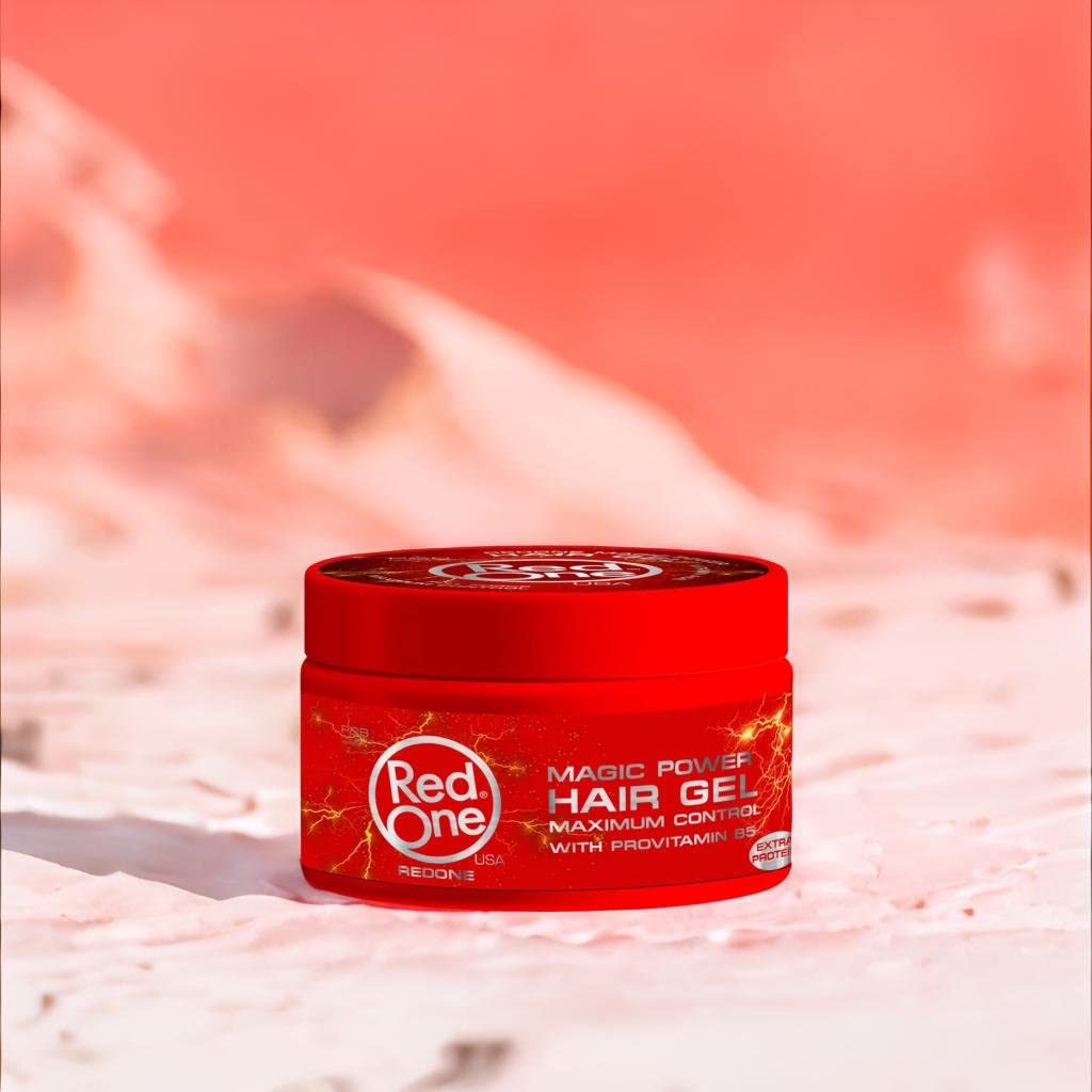 RedOne Magic Power Hair Gel 450ml | With Provitamin B5 | Extra Protein | Ultra Hold | Shine Hair Gel | Strong Holding Effect | Maximum Control