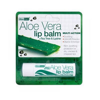 (4 PACK) - Aloe Dent - Aloe Vera Lip Balm | 4g | 4 PACK BUNDLE