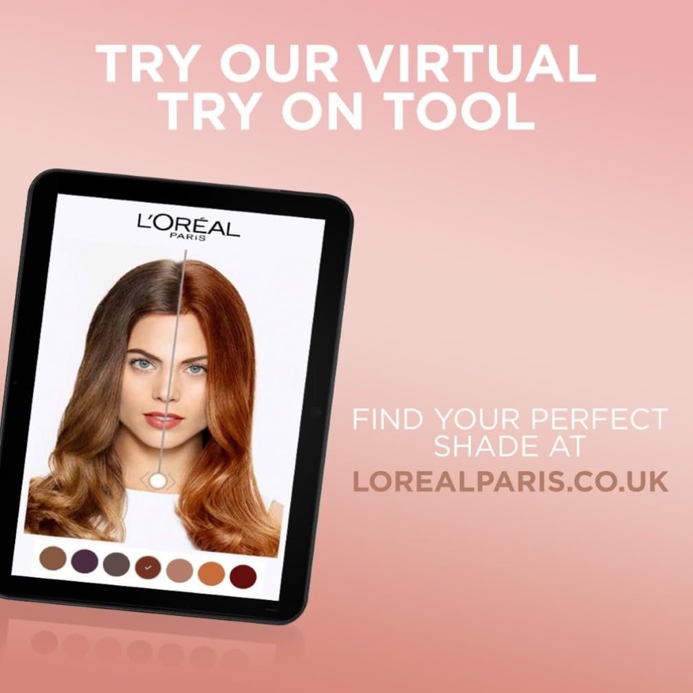 L'Oreal Paris L'Oréal Paris Excellence Universal Nudes Hair Colour, Ammonia-Free, Micro-Keratine, Triple Care, 100% Grey Coverage, Radiance Boosting, 3U Universal Dark Brown