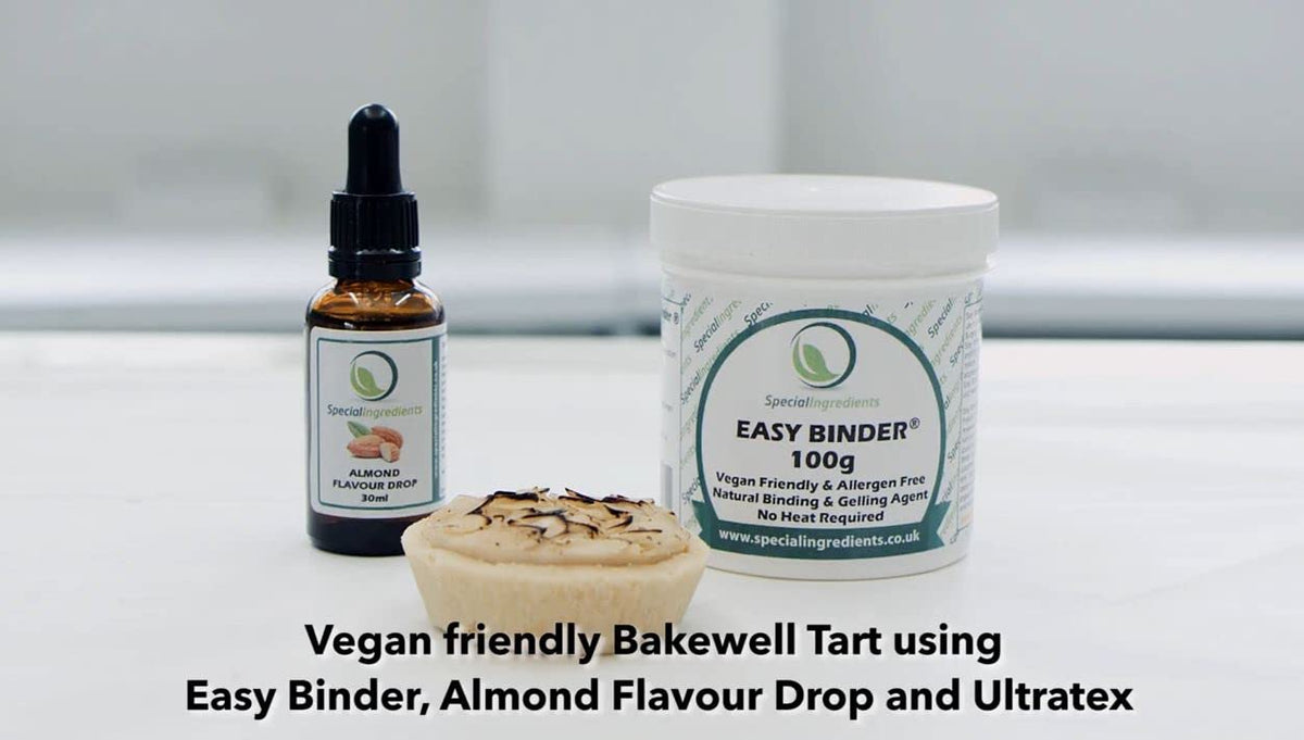 SPECIAL INGREDIENTS Easy Binder 100g - Vegan Friendly Gelling Agent & Binder, No Heat Required (Comes with Free Recipe Booklet) - Recyclable Container