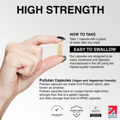 WHITE LABEL NUTRITION White Label Nutrition Ashwagandha Capsules Extract | 30 Day Supply | 12,000mg | Vegan & vegearian |