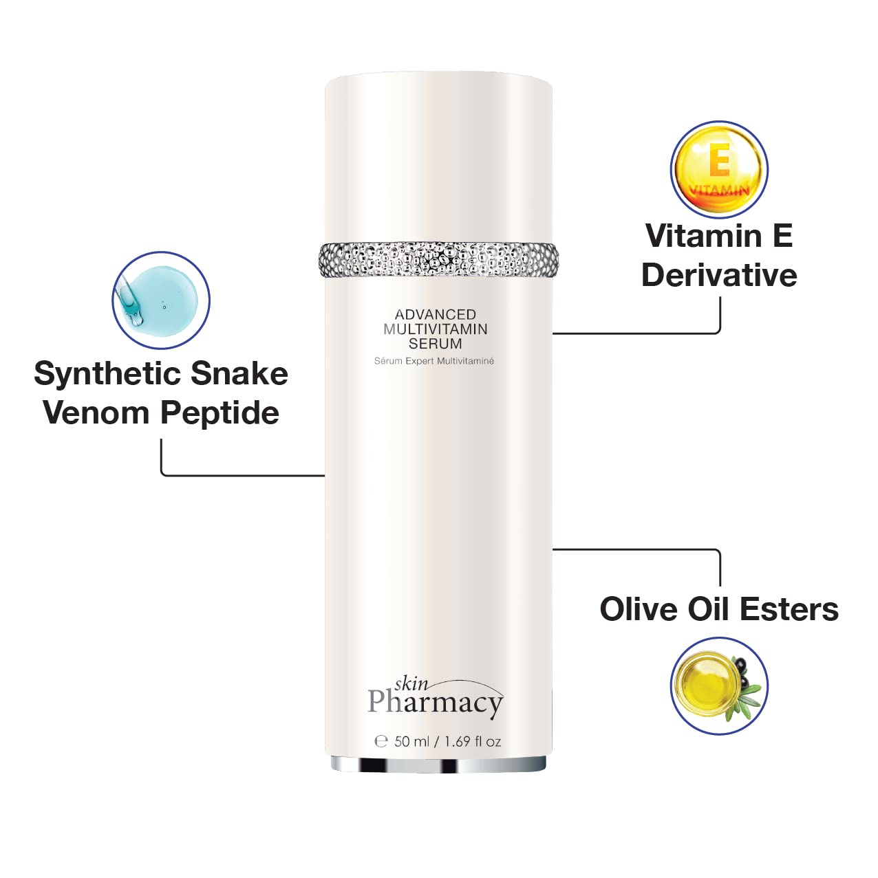 skinChemists SP Advanced Multi-Vitamin Serum - Intensive Hydration & Skin Defense - High-Potency Formula with Vitamins and Actives - Deep Moisturizing Power