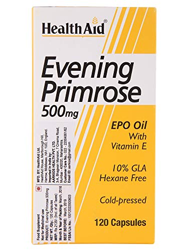 HealthAid Evening Primrose Oil 500 mg 120 Capsules