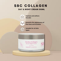DCF Success SBC Skincare Hydra-Collagen Moisturising Gel 100 ml & Award-Winning Day & Night Cream 100ml Anti-Ageing, Oil-Free Face & Body Moisturiser for Sensitive, Mature Skin