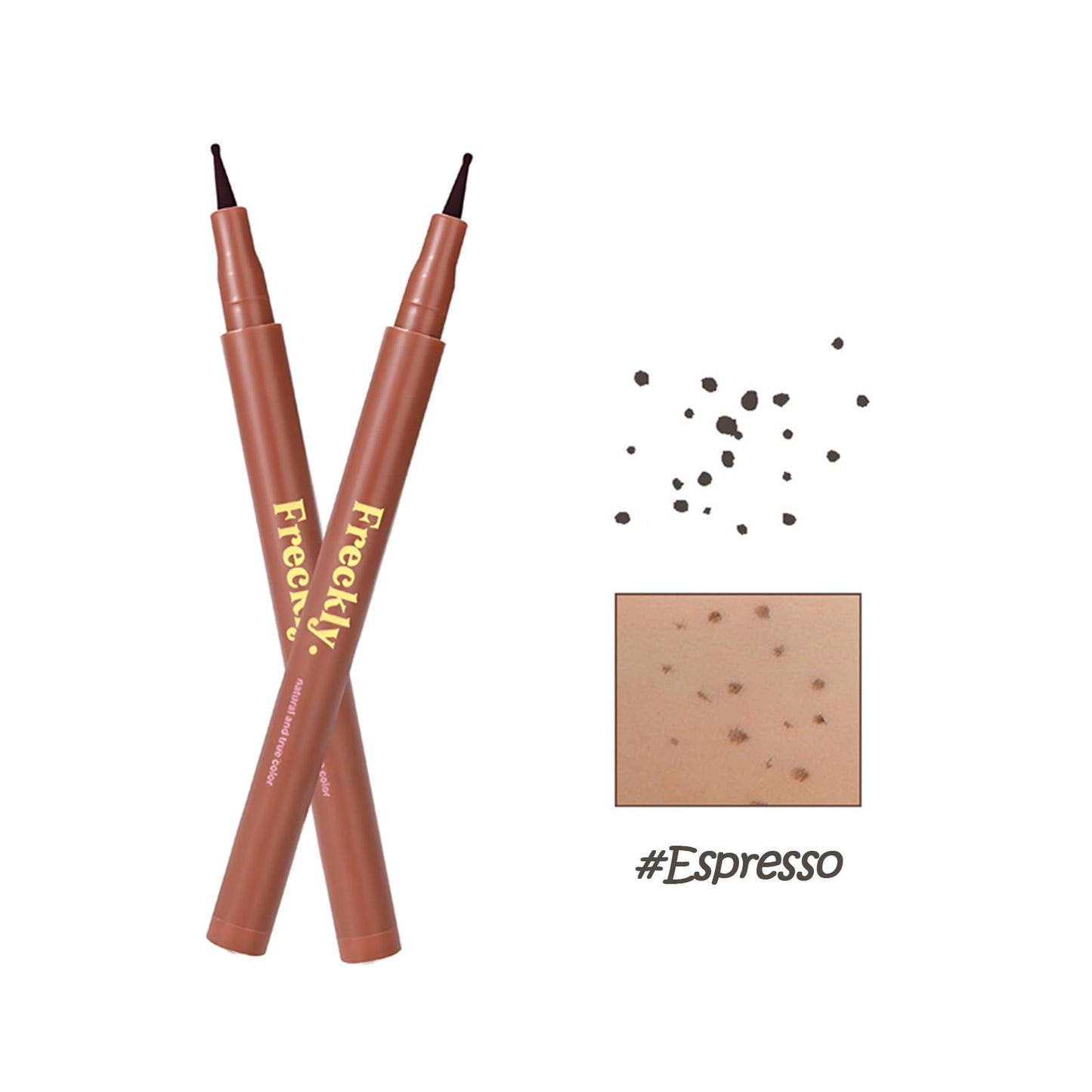 Generic Felt Tip Freckle Stamp – Effortless, Natural-Looking Freckle Tint. Quick-Drying, Waterproof, Long-Lasting Pen. Skin-Friendly Makeup for Faux Freckles(Espresso)