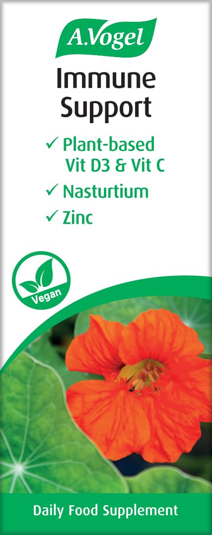 A.Vogel Immune Support | Vegan Multivitamin | Vitamin C, Vitamin D and Zinc | 30 Tablets