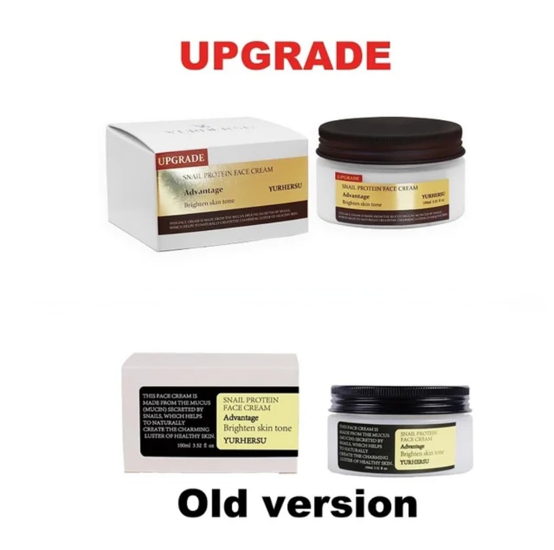 UPGRADE - Snail Protein Face Cream, Anti-Ageing Brightening Cream with Antioxidants, 100ml