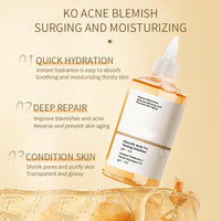 SUNDEER Glycolic Acid Toner, Glycolic Acid 7% Toning Resurfacing Solution, Skincare Hyaluronic Acid Serum, Hydrating Toning Solution, Brighten & Strengthen Your Skin (100ml)