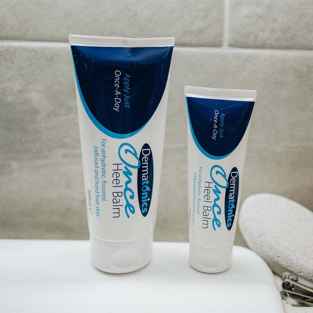 Dermatonics Once Heel Balm | Long-lasting Relief for Rough, Dry, and Callused Heels and Feet | Clinically Proven | Visible Result in 8 Days | 75 ml