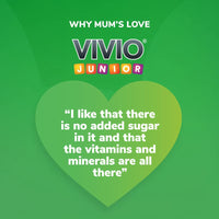VIVIO JUNIOR VIVIO Junior Multivitamin Tonic for Kids – 12 Added Vitamins Plus Zinc & Iodine to Support Your Child’s Immunity & Cognitive Function - Orange - 250ml