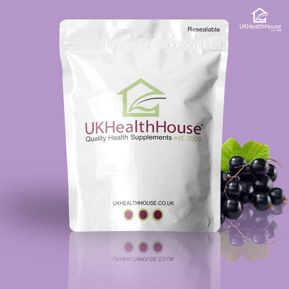 UKHealthHouse Maqui Berry Tablets 1000mg | Maqui Berry Extract Tablets | Potent Natural Antioxidant Support | Vegan & Vegetarian Friendly | Health & Wellbeing | UK (90 tabs)
