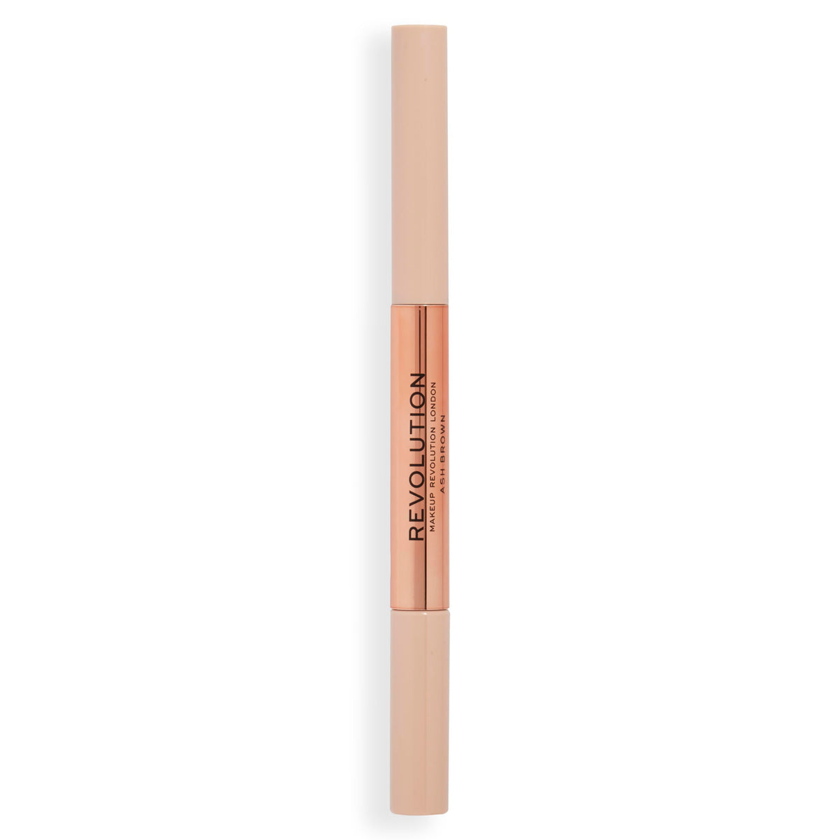 Makeup Revolution, Fluffy Brow Filter Duo, Brow Pencil & Eyebrow Gel, Available in 5 Shades, Ash Brown, 1pc