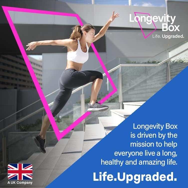 Longevity Box Ultimate 8 Glutathione – 120 Capsules – Advanced Antioxidant Complex with NAC, ALA, Vitamin C, E, Selenium, BioThistle & Piperine – Detox, Immunity & Healthy Aging
