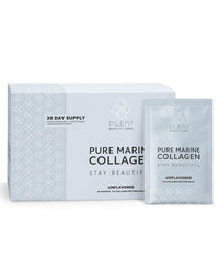 Plent PLENT Pure Marine Collagen Unflavored - Hair, Skin, Nail Support Supplement Marine Collagen peptides - 30 Days Supply Box 30 sachets