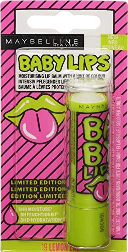 LEMON ZAP ELECTRO BABY LIPS GEMEY MAYBELLINE MOISTURISING LIP BALM