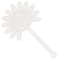 120 Flower Nail Swatch Wheel - Gel polish - Nail Polish Display Fan Sample Sticks - By Vixi