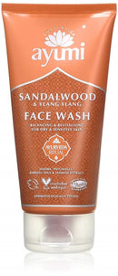 Ayumi Sandalwood & Ylang Ylang Face Wash, Thoroughly Cleanses the Skin Without Stripping Out Precious Oils, With Jasmine & Soothing Lavender For Soft Skin - 1 x 150ml