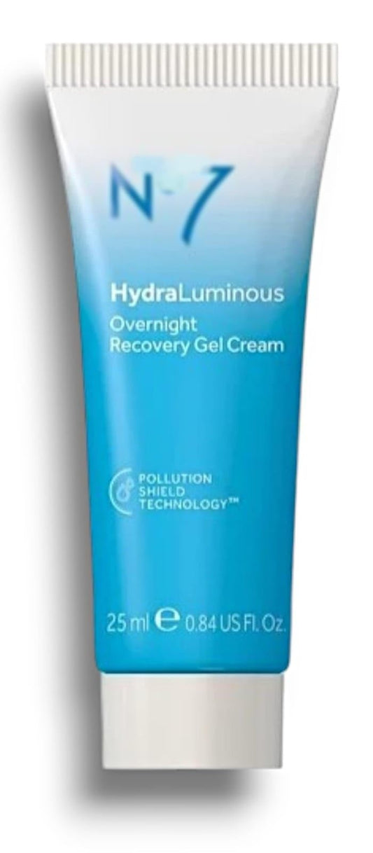 Generic Hydraluminous Overnight Recovery Gel Cream by Nō 7 | Pollution Shield Technology | 25mL(Travel Size)